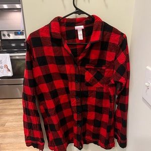 Target Flannel Pajama Set
